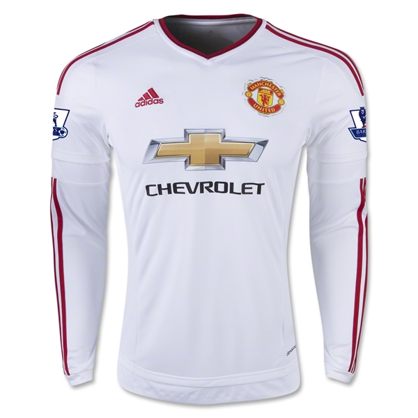 Manchester United LS Away 2015-16 JOHNSTONE #50 Soccer Jersey - Click Image to Close